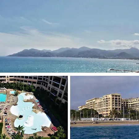 Cannes 3P Appt 3P Front De Mer Terrasse Piscine Vue Mer